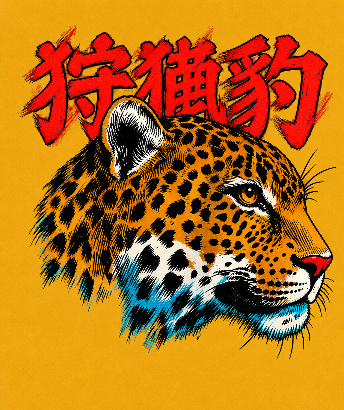 Tiger Face T-shirt (Unisex)