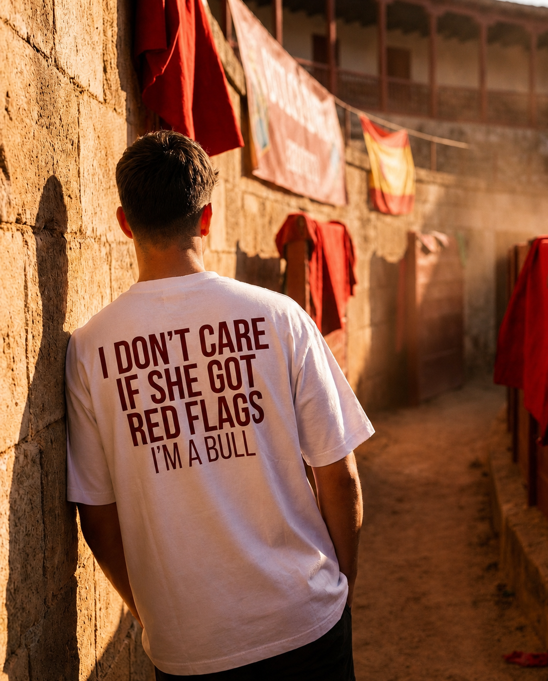 I DON'T CARE IF SHE GOT RED FLAGS T-shirt