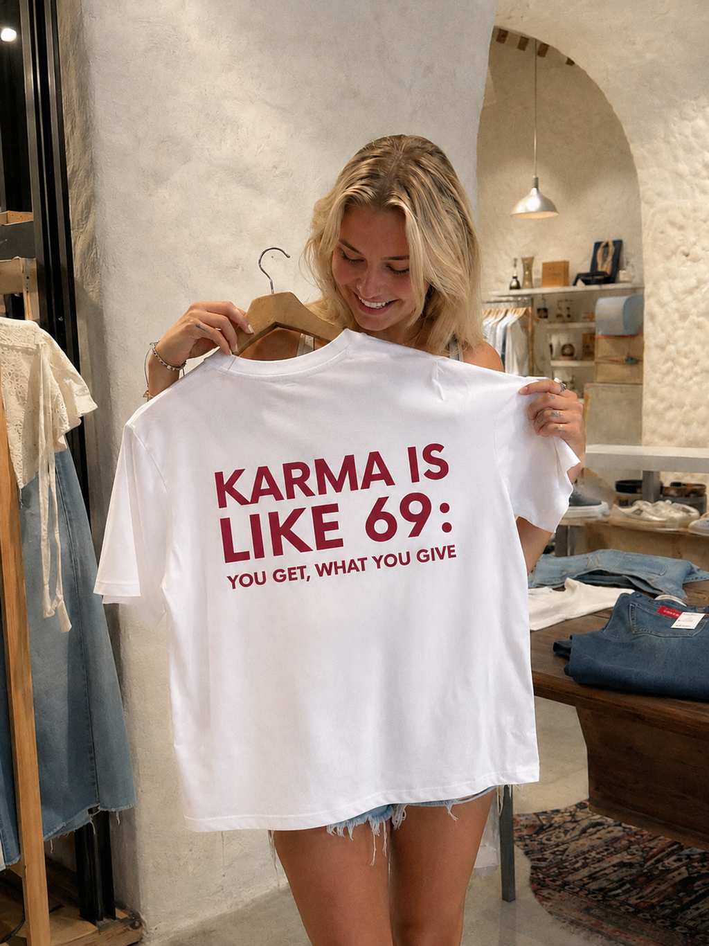 KARMA IS LIKE 69 T-shirt (Unisex)