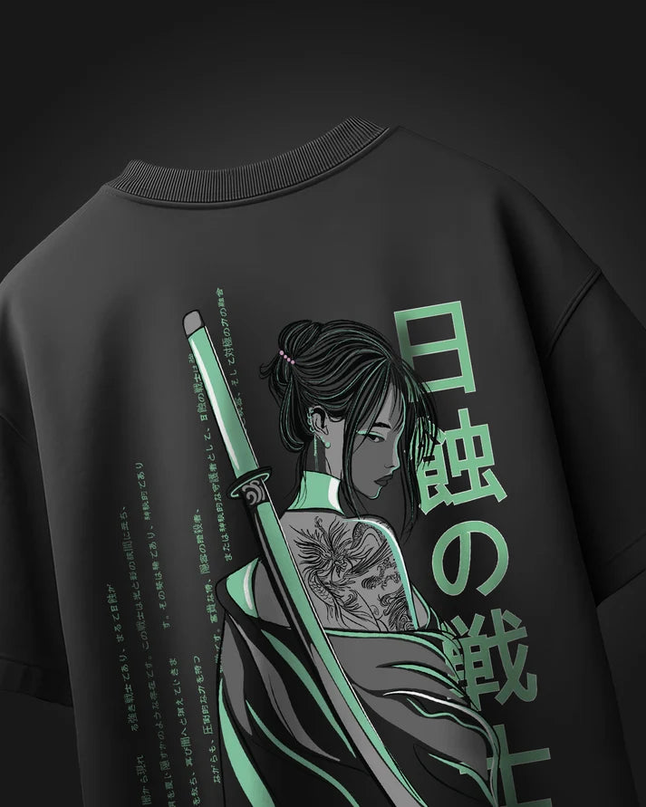 "Samurai Shadow" Japanese Warrior T-shirt (Unisex)