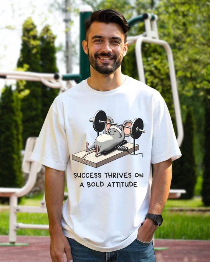 Bold Gym Attitude T-shirt Unisex