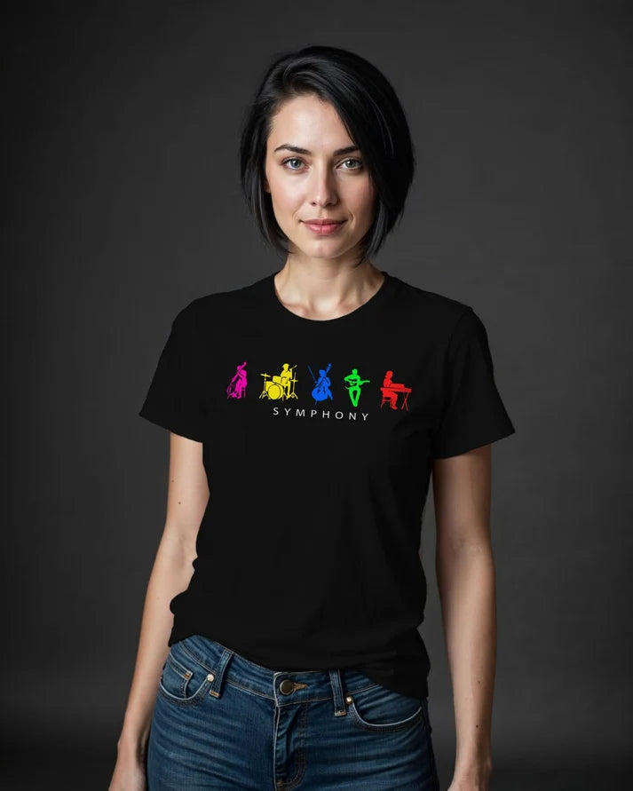 "Rainbow Symphony" - T-shirt (Unisex)