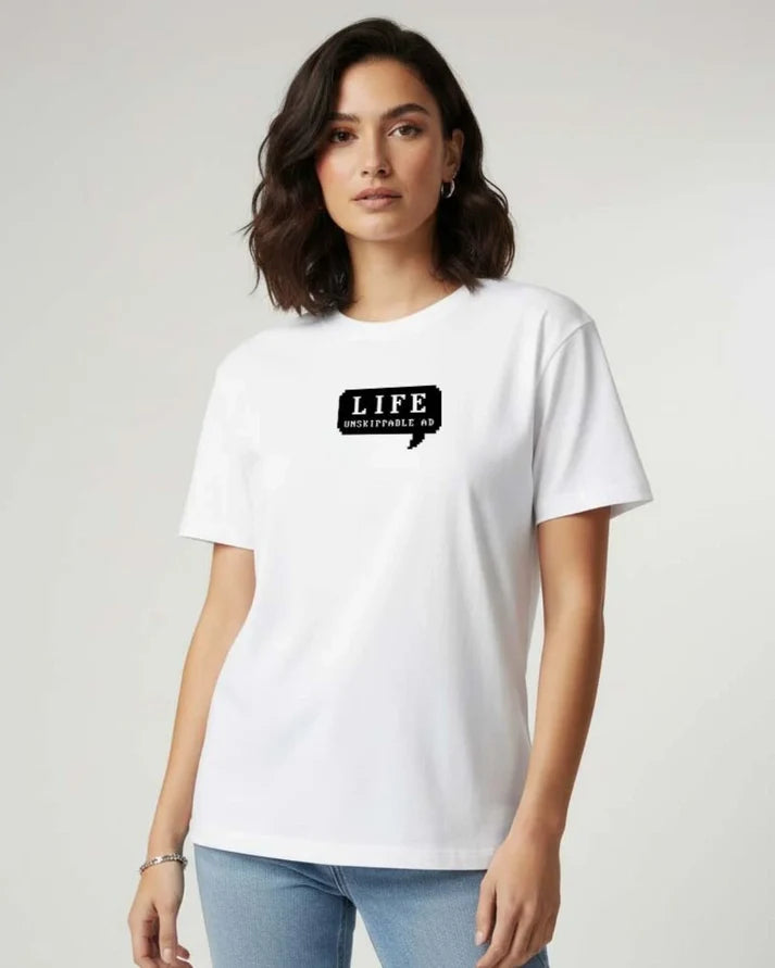 Life Is Unskippable Ad - T-shirt (Unisex)